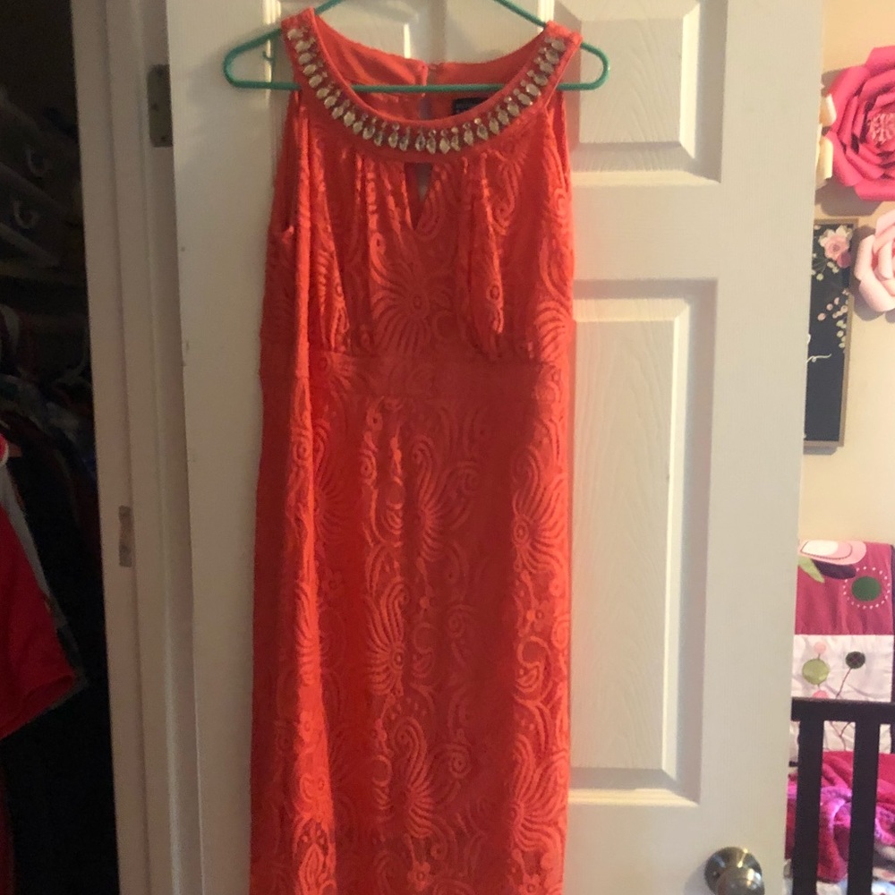 Long lace dress